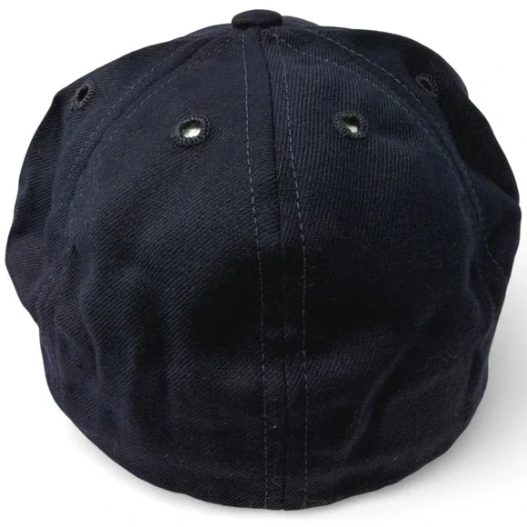 1930s 40s Derby Cap Co Umpire Referee Hat Wool Navy M 6 7/8–7 1/8 Wool 1940s - Picture 5 of 10